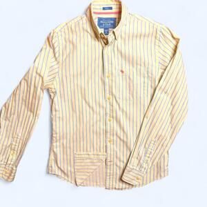 Vintage Abercrombie & Fitch Muscle Fit Striped Shirt – Size M